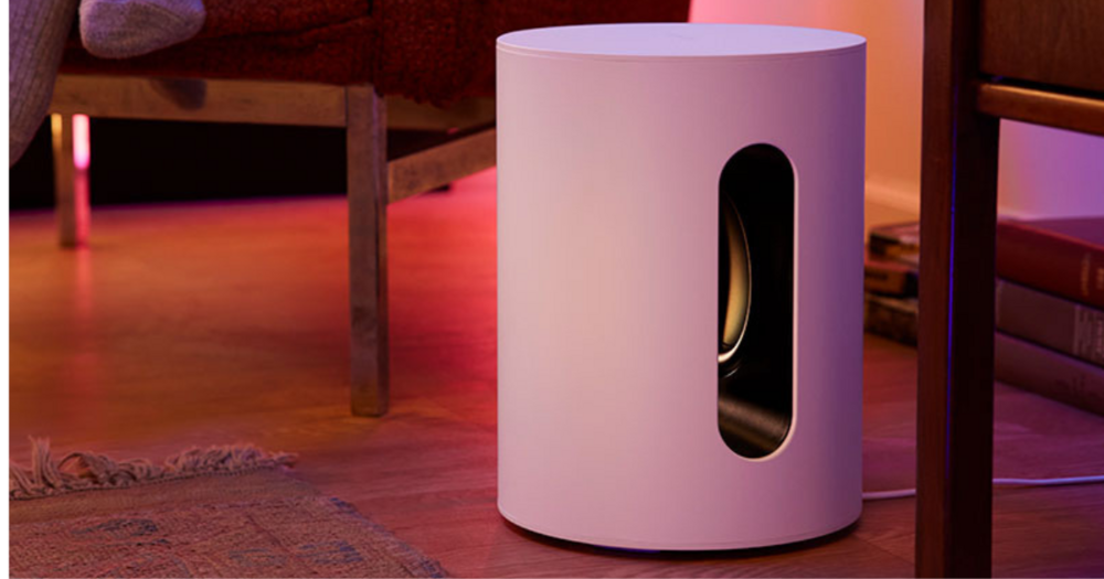 豊かな低音を生み出す円柱型サブウーファー Sonos Sub Miniが登場